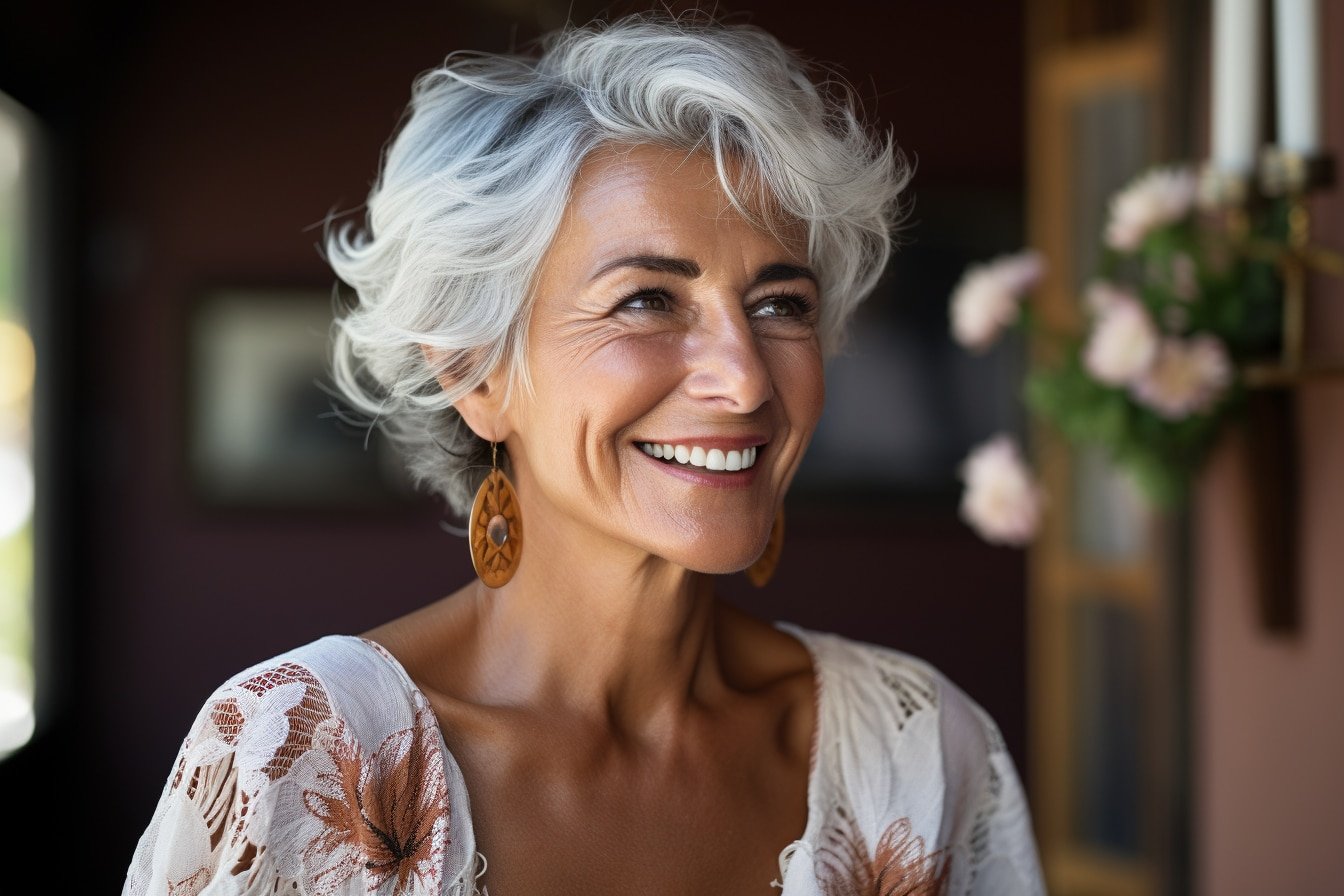 Sublimer Votre Style à 80 Ans : Coiffure Frange Femme pour un Look Intemporel